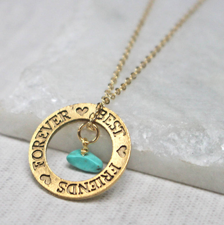 Best Friend Birthstone Necklace