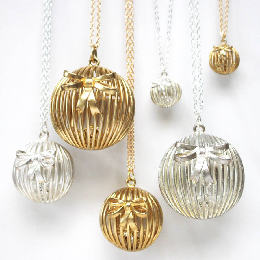 Bird Cage Message Locket Pendant