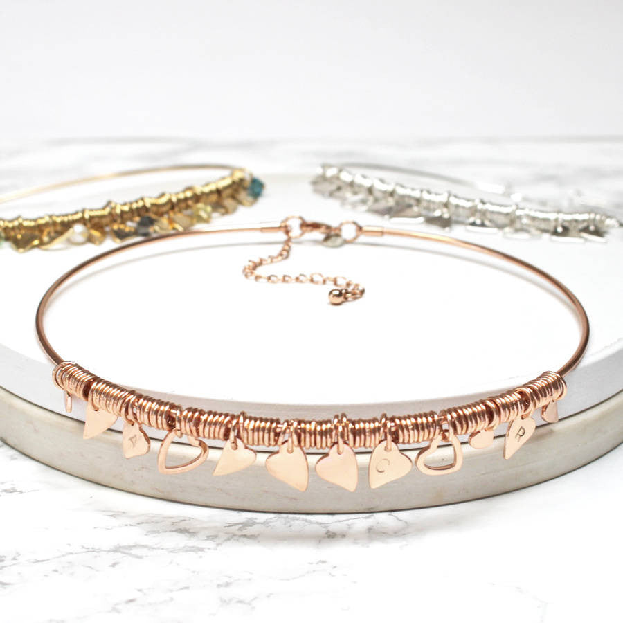 Heart Personalised Choker Necklace