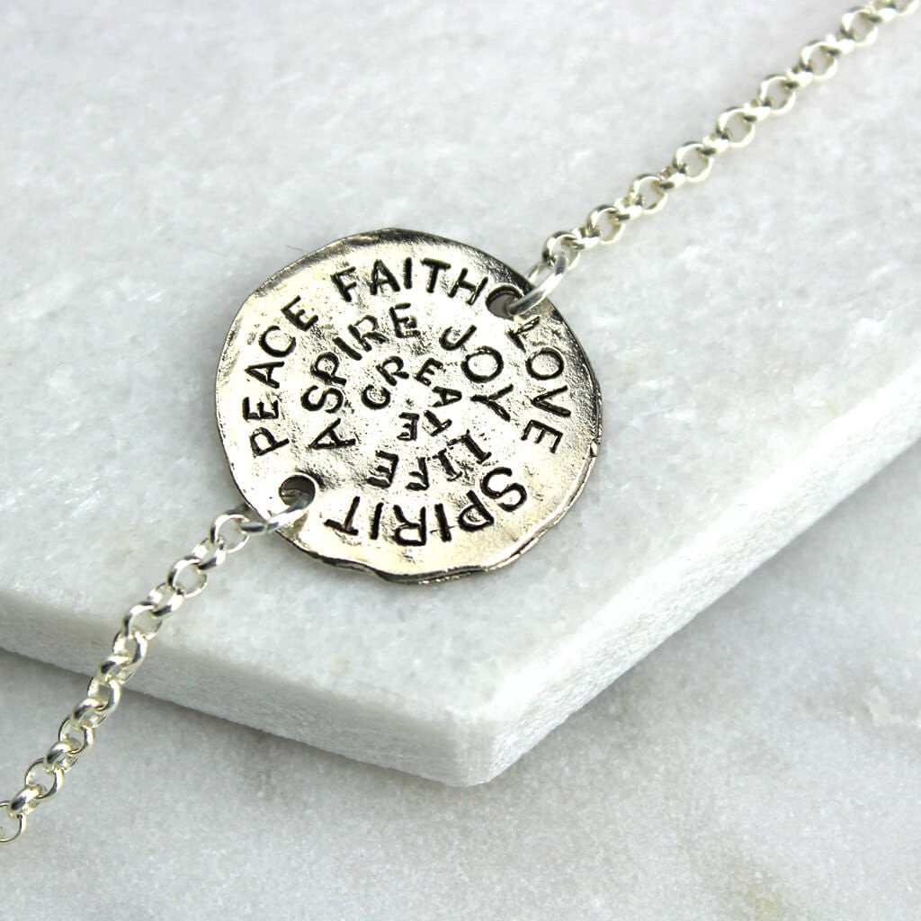 Silver birthday mantra gift