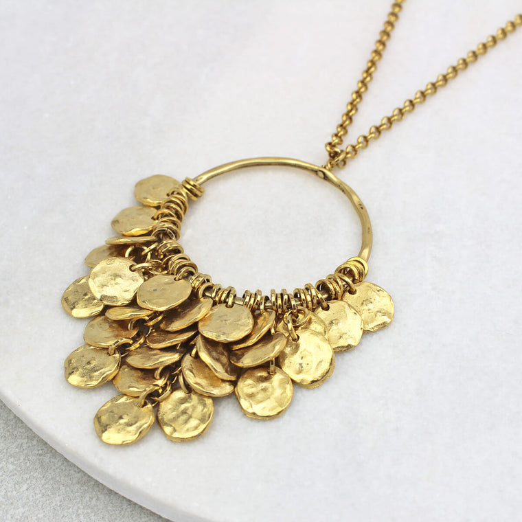 Sienna Disc Necklace