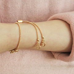 Double Sparkling Hamsa Personalised Bracelet