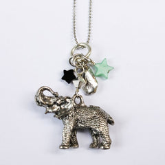 Lucky Elephant Charm Necklace 2156 c