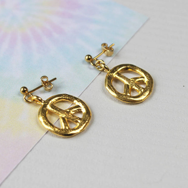 Peace Sign Earrings