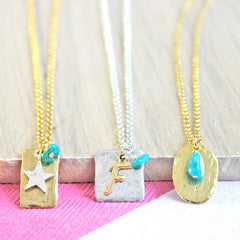 Turquoise birthstone necklace December birthstone jewellery