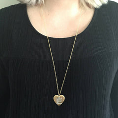 Personalised Initial Heart Pendant