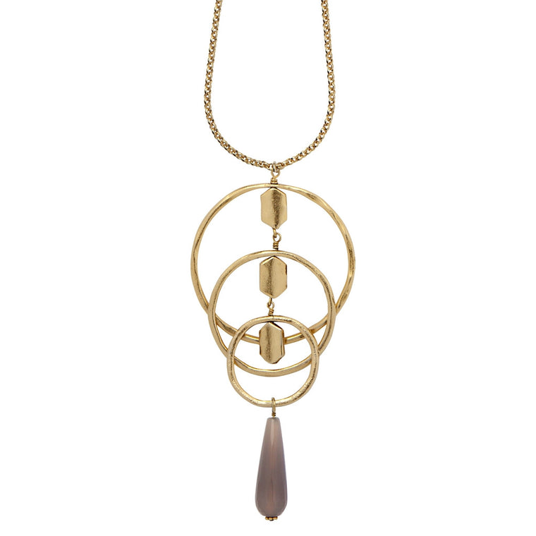 Triple Hoop Necklace