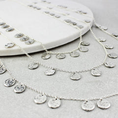 Chains of Silver triple set, close up