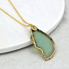 Personalised Agate Statement Necklace