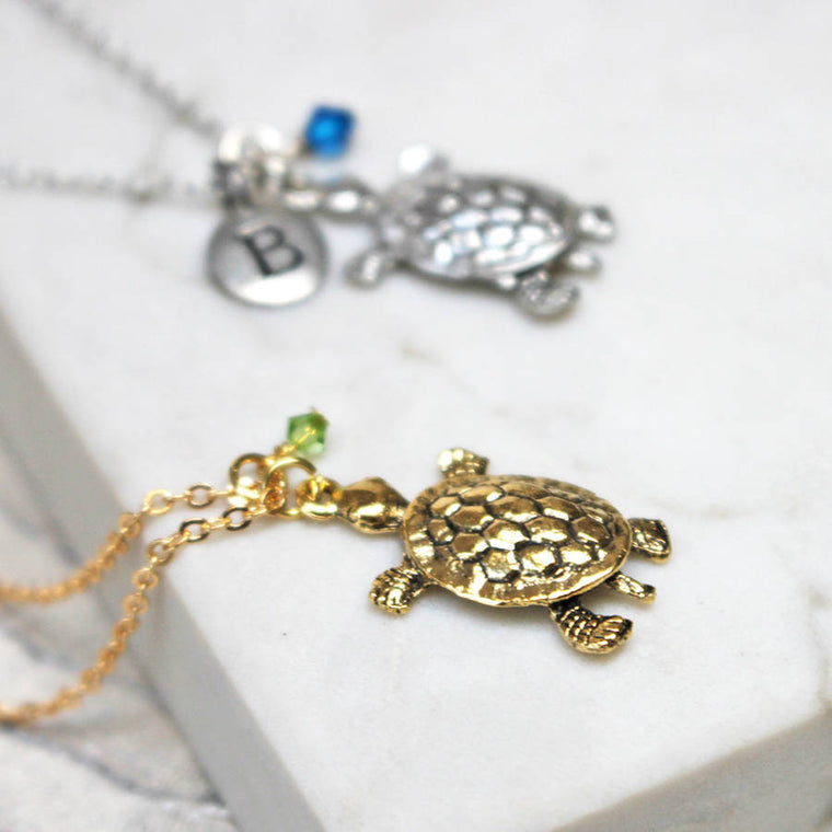 Turtle Charm Necklace